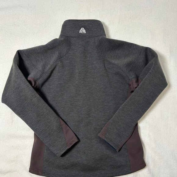 Vintage 90s Y2K Nike ACG Fleece Thermal Zip Up Jacket Men's small Brown - Picture 2 of 3